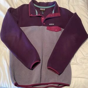 Purple Patagonia fleece size medium M